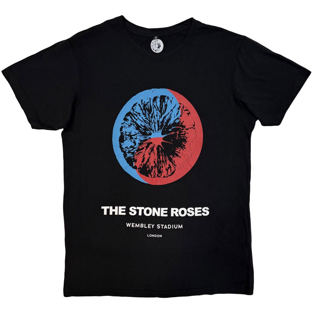 The Stone Roses - Wembley Heren Tshirt - Zwart